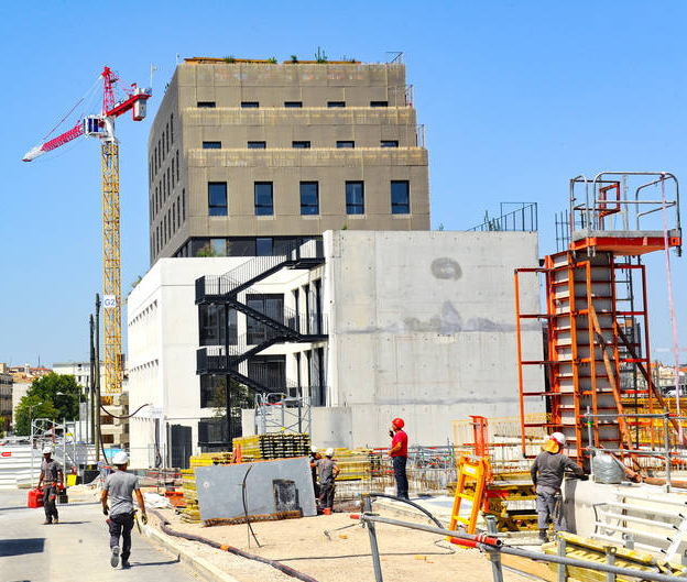 chantier de construction