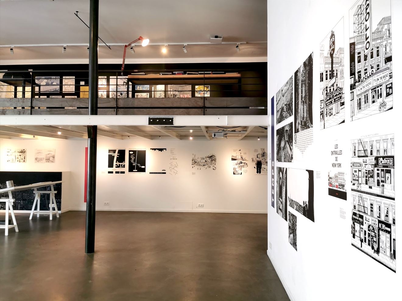 Photo de la mezzanine à la fenêtre
