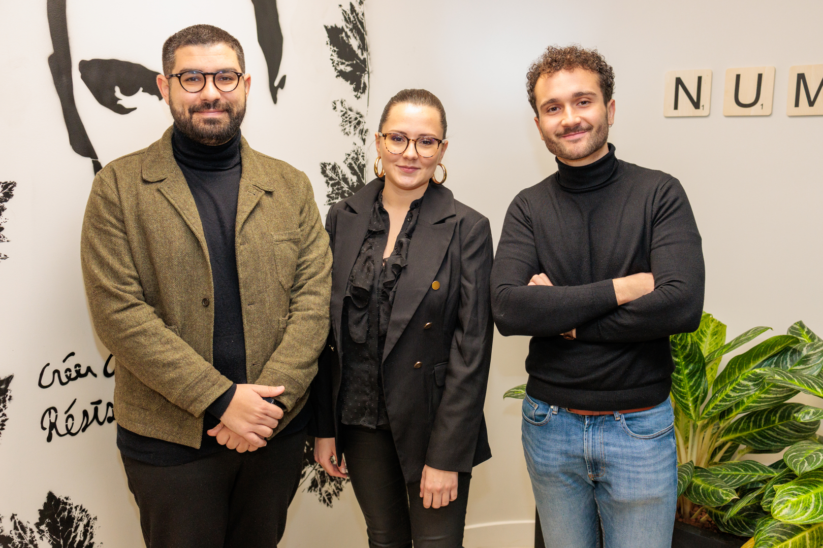 Jonathan Gomez, Charlotte Soto et Pierre Aguy