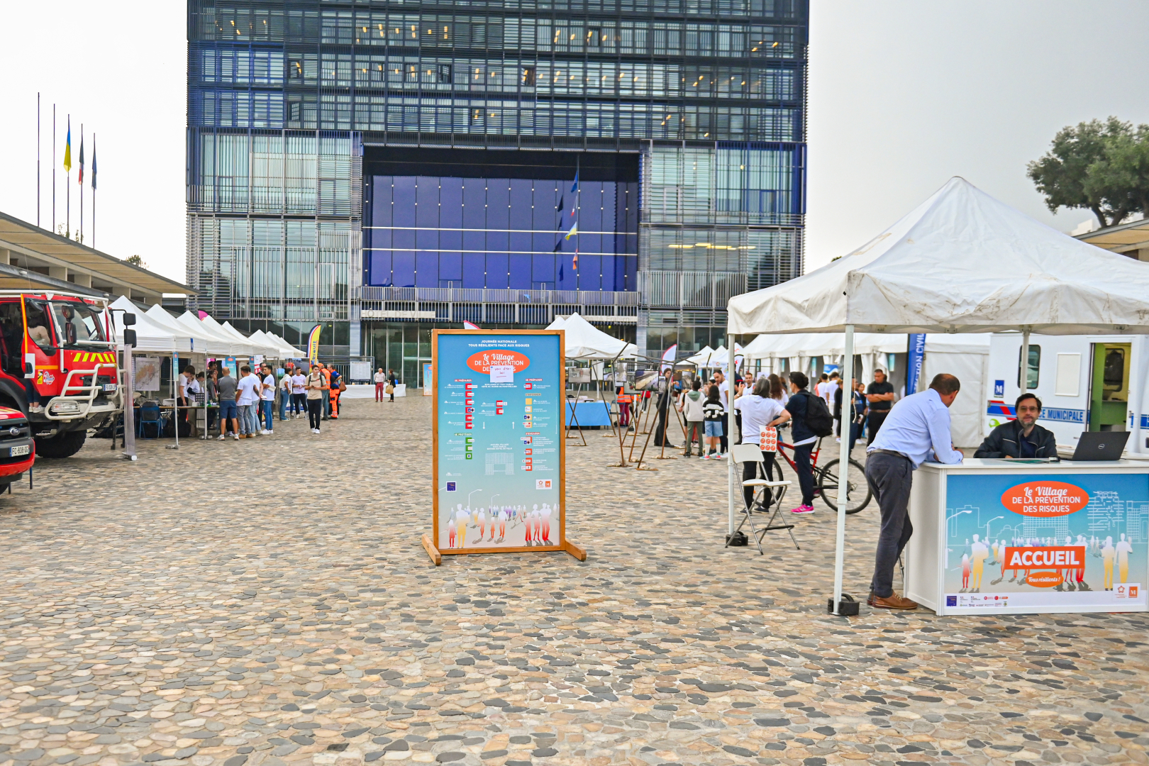 Le Village de la prévention organisé le 13 ocotbre dernier sur le parvis de l'hôtel de Ville