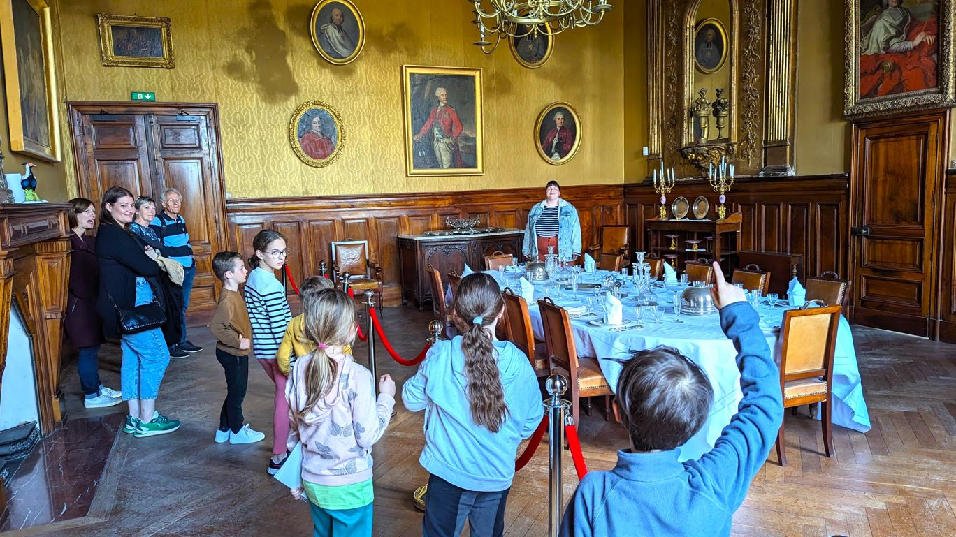 Balade dans les salles du château