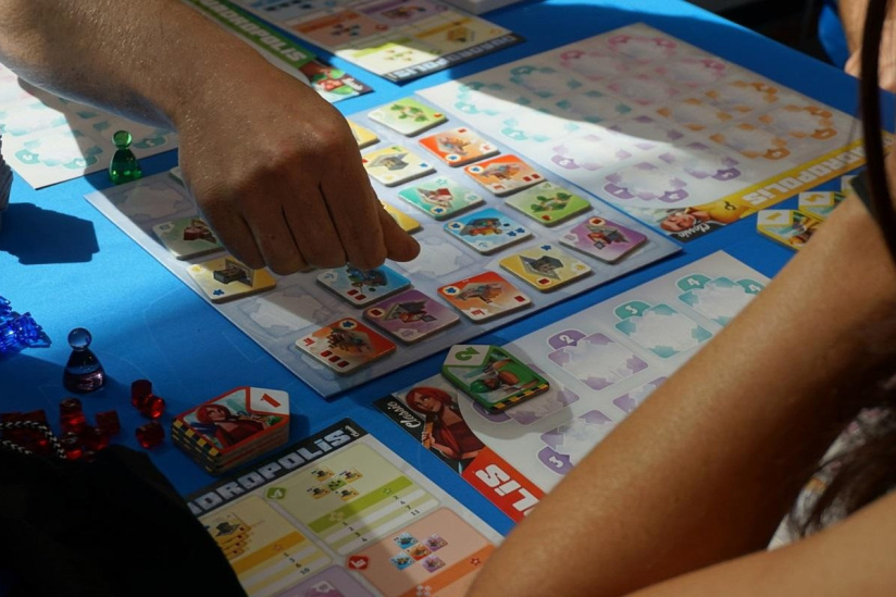 Détail de plateau de jeu