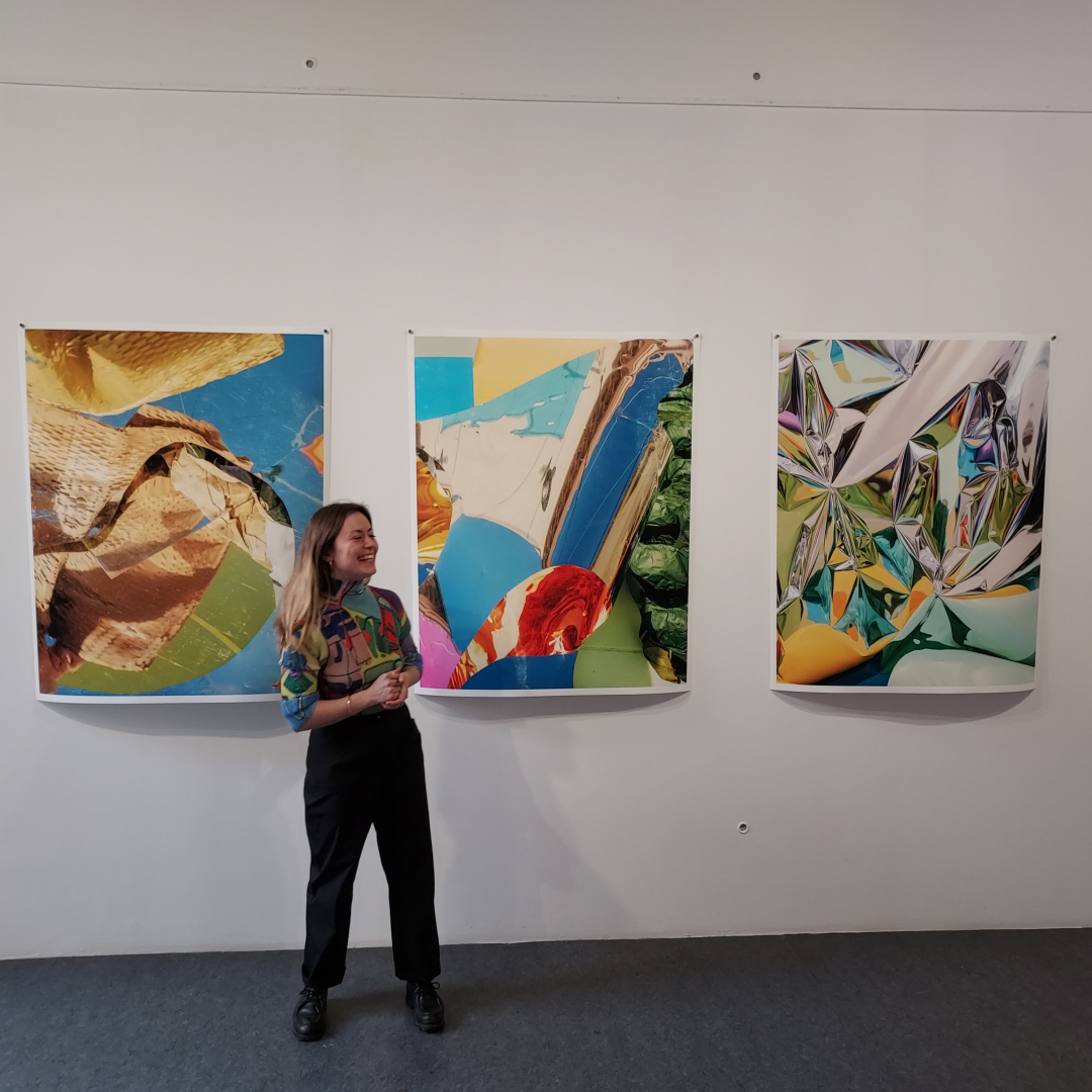 La jeune photographe est heureuse d'exposer pour la première fois à Saint-Ravy