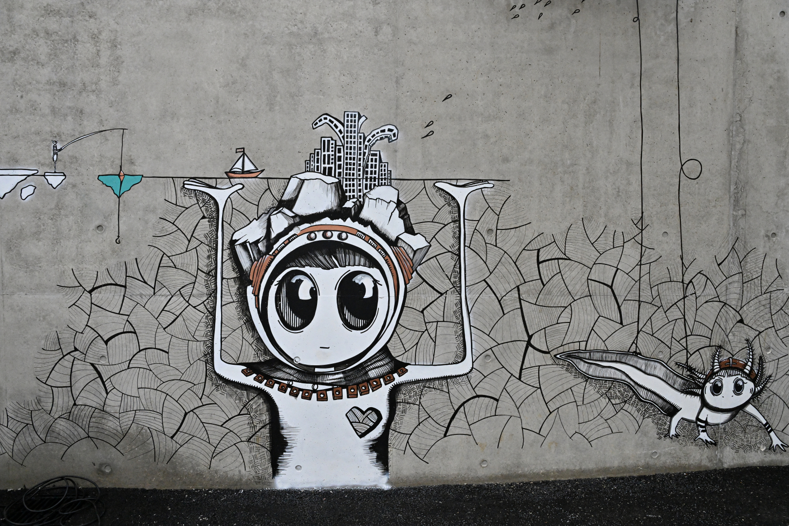 Une exposition de street-art sur les murs de la centrale 