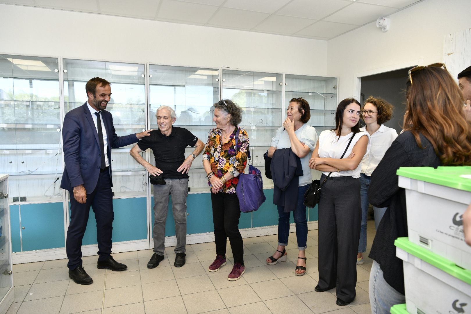 Jamyl Gherbi, pharmacien auparavant installé sur la dalle de la tour d'Assas