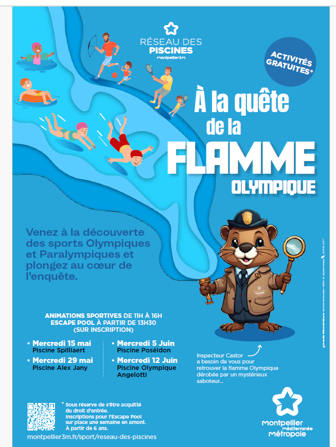 Quatre journées ludiques et olympiques dans les piscines de la Métropole