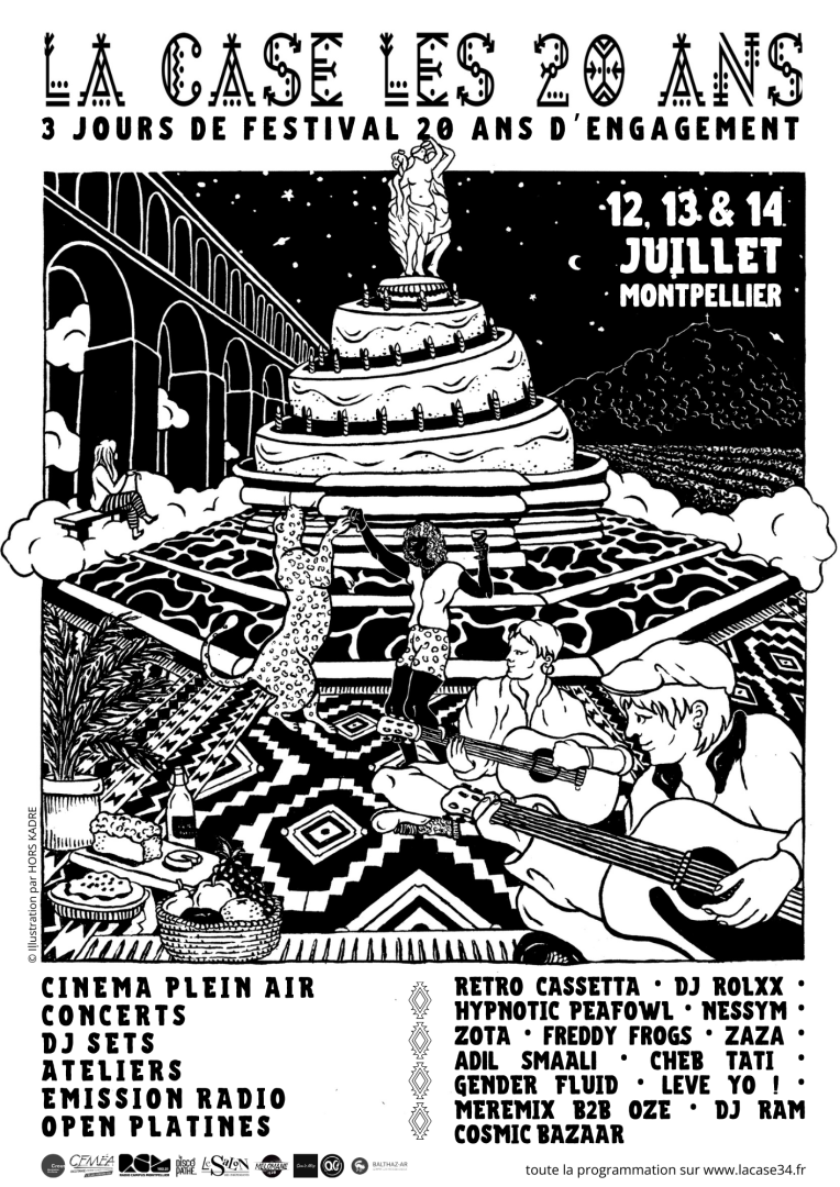 Affiche des 20 ans de la Case34