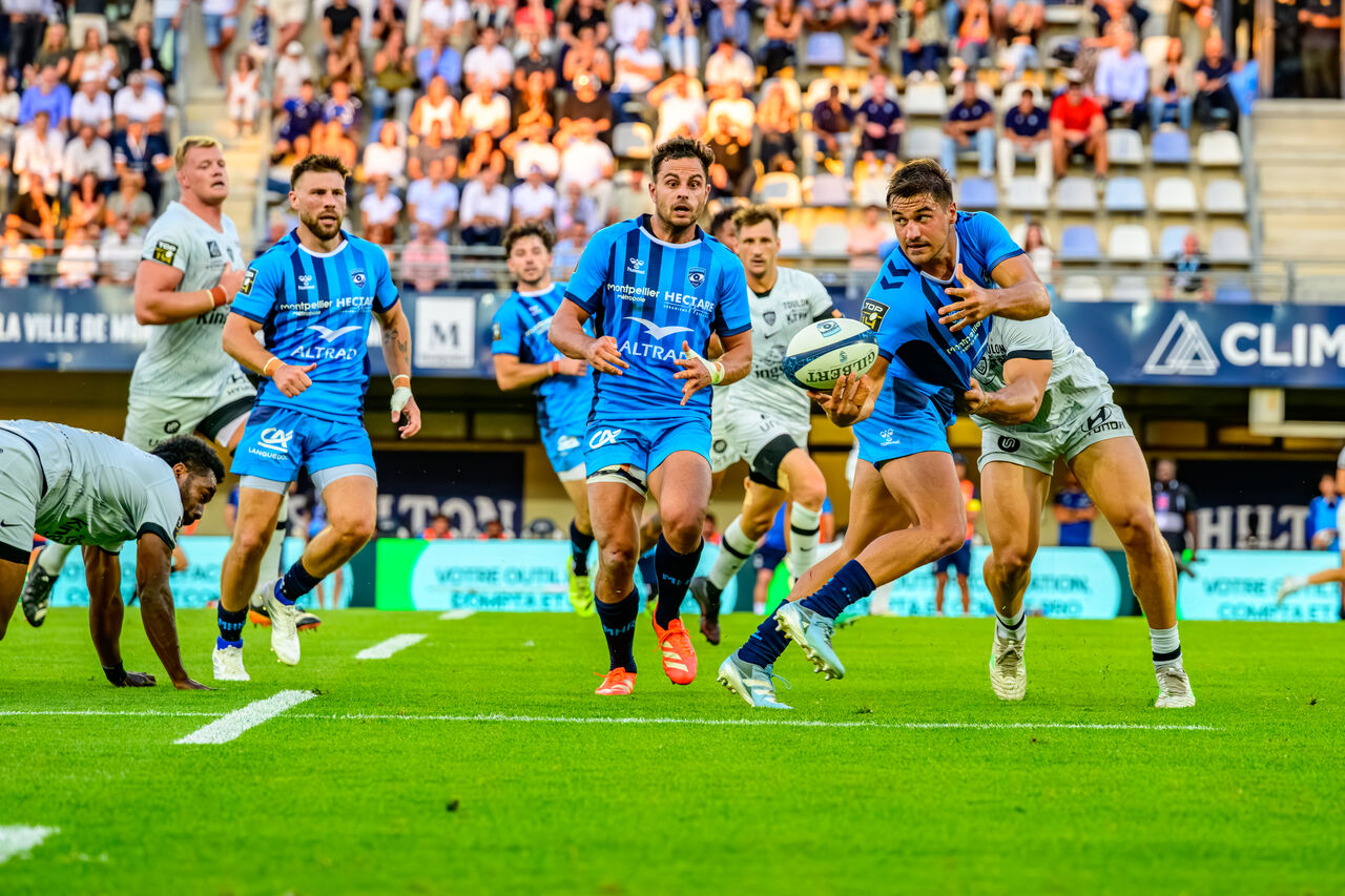 un match de rugby