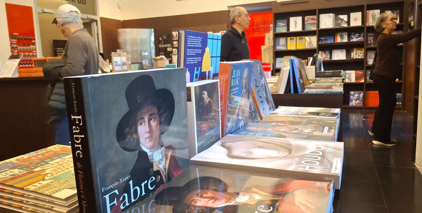 Visuel intérieur librairie musée Fabre
