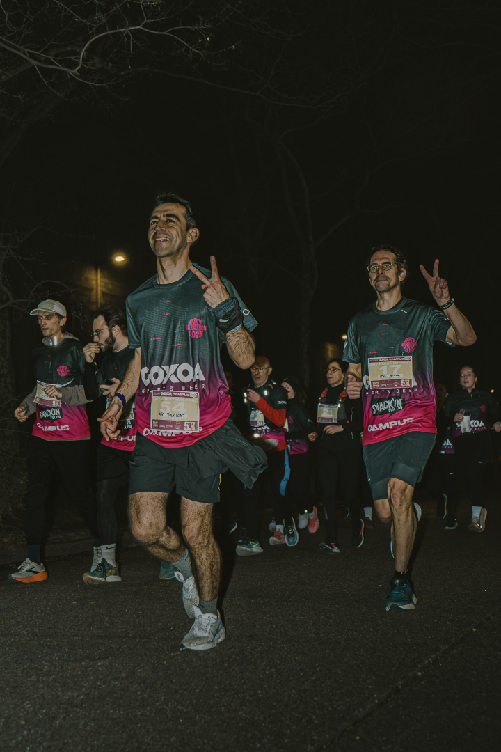 En pleine course