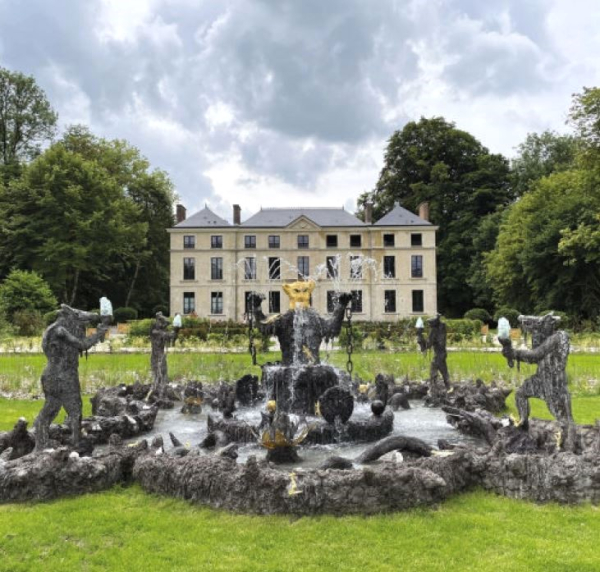 Installation de fontaine par Hélène Delprat