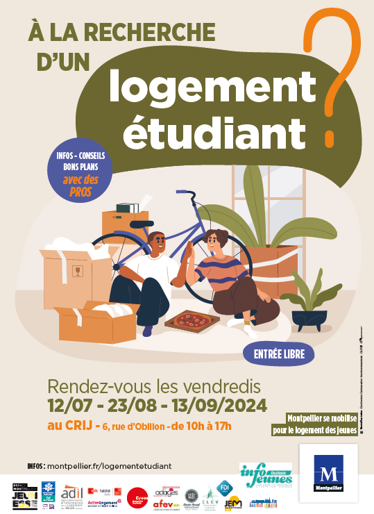 Affiche annonce info logement étudiant