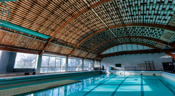 Voute de la piscine de la Motte Rouge 