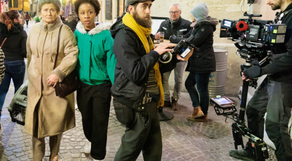 Tournage de Vodka Fanta, en février 2023