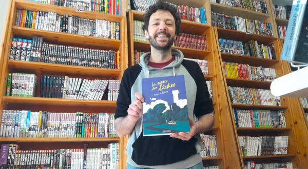 Aurélien le gérant de la librairie ARG!